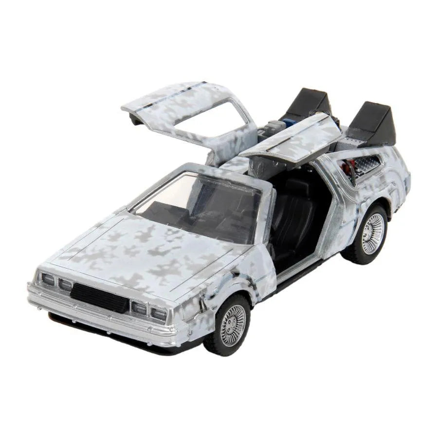 JAD34785 Back to the Future - Time Machine (Frost Covered) 1:32 Scale Die-Cast - Jada Toys - Titan Pop Culture