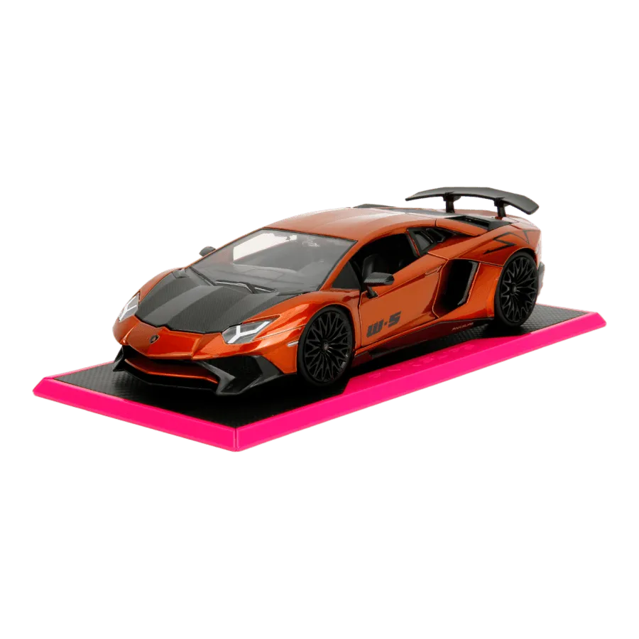 JAD35065 Pink Slips - Lamborghini Aventador SV 1:24 Scale Diecast Vehicle - Jada Toys - Titan Pop Culture