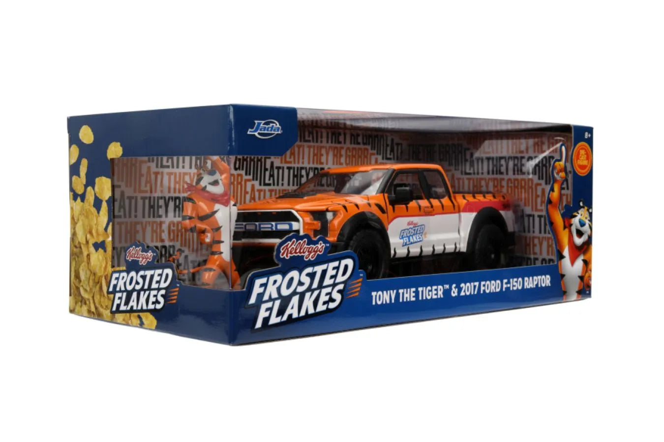 JAD35470 Kellogg's - Ford F150 Raptor 1:24 Scale Diecast Vehicle with Tony the Tiger - Jada Toys - Titan Pop Culture
