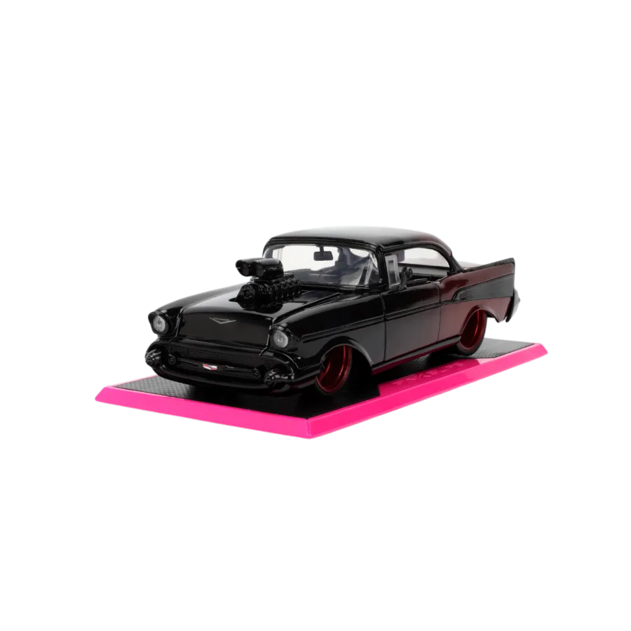 JAD35528 Pink Slips - 1957 Chevy Bel Air 1:24 Scale Diecast Vehicle - Jada Toys - Titan Pop Culture
