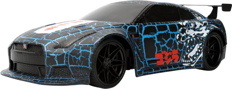 Hollywood Rides - Godzilla 2009 Nissan GT-R (R35) 1:16 Scale Remote Control Car