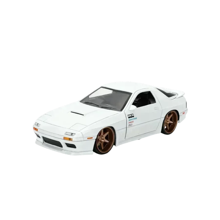 JAD35955 JDM Tuners - 1985 Mazda RX7 (FC) 1:24 Scale Diecast Vehicle - Jada Toys - Titan Pop Culture
