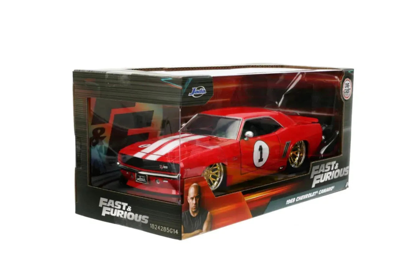 JAD36151 Fast & Furious - 1969 Chevrolet Camaro 1:24 Scale Diecast Vehicle - Jada Toys - Titan Pop Culture