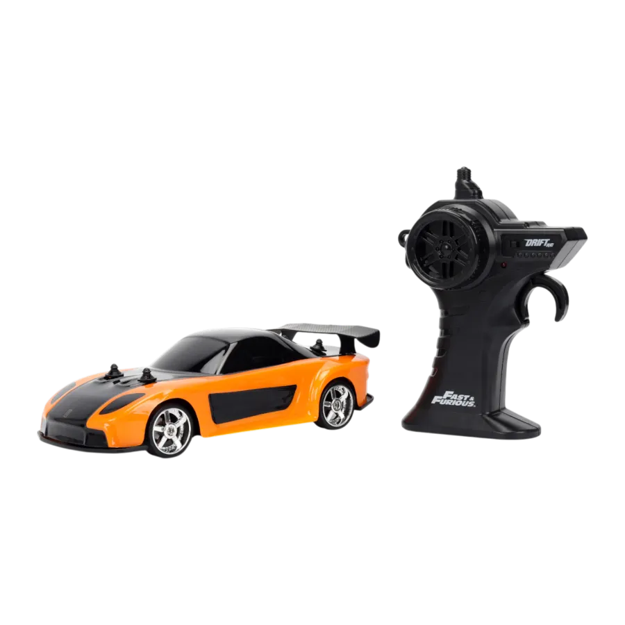 JAD36313 Fast & Furious - Mazda Rx-7 DRIFT 1:24 Remote Control Car - Jada Toys - Titan Pop Culture