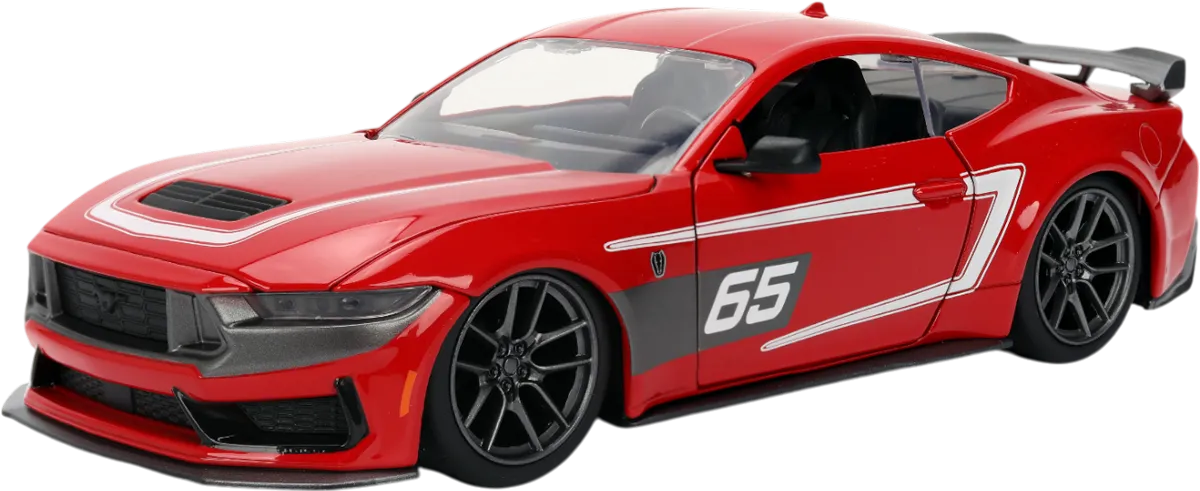 JAD36346 Big Time Muscle - 2024 Ford Mustang Dark Horse 1:24 Scale Diecast Vehicle - Jada Toys - Titan Pop Culture