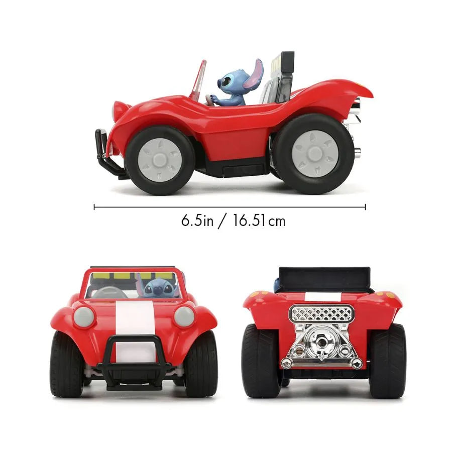 JAD36369 Lilo & Stitch - Stitch in Red Buggy 1:24 Scale Remote Control Car - Jada Toys - Titan Pop Culture