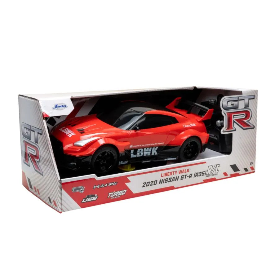 JAD36799 GT Racing - 2020 Nissan GT-R {R35} Liberty Walk 1:16 Scale Remote Control Car - Jada Toys - Titan Pop Culture