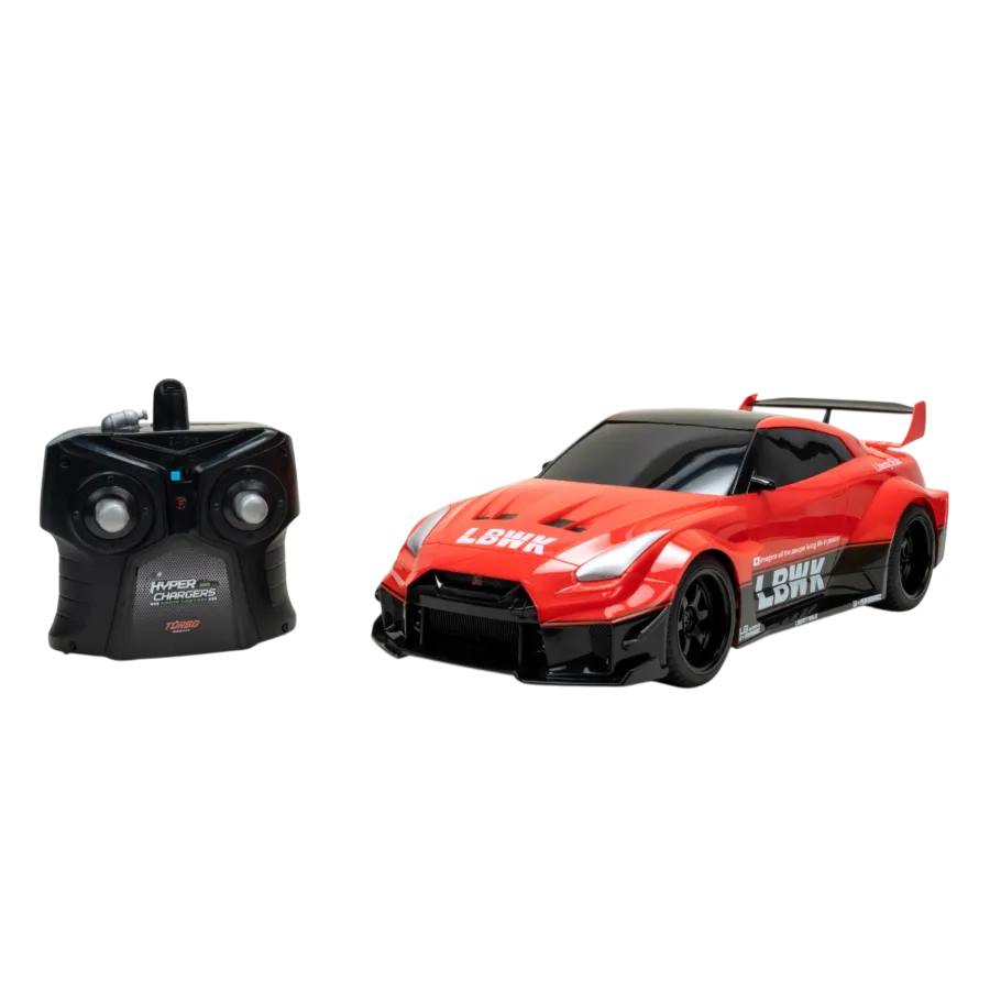 JAD36799 GT Racing - 2020 Nissan GT-R {R35} Liberty Walk 1:16 Scale Remote Control Car - Jada Toys - Titan Pop Culture