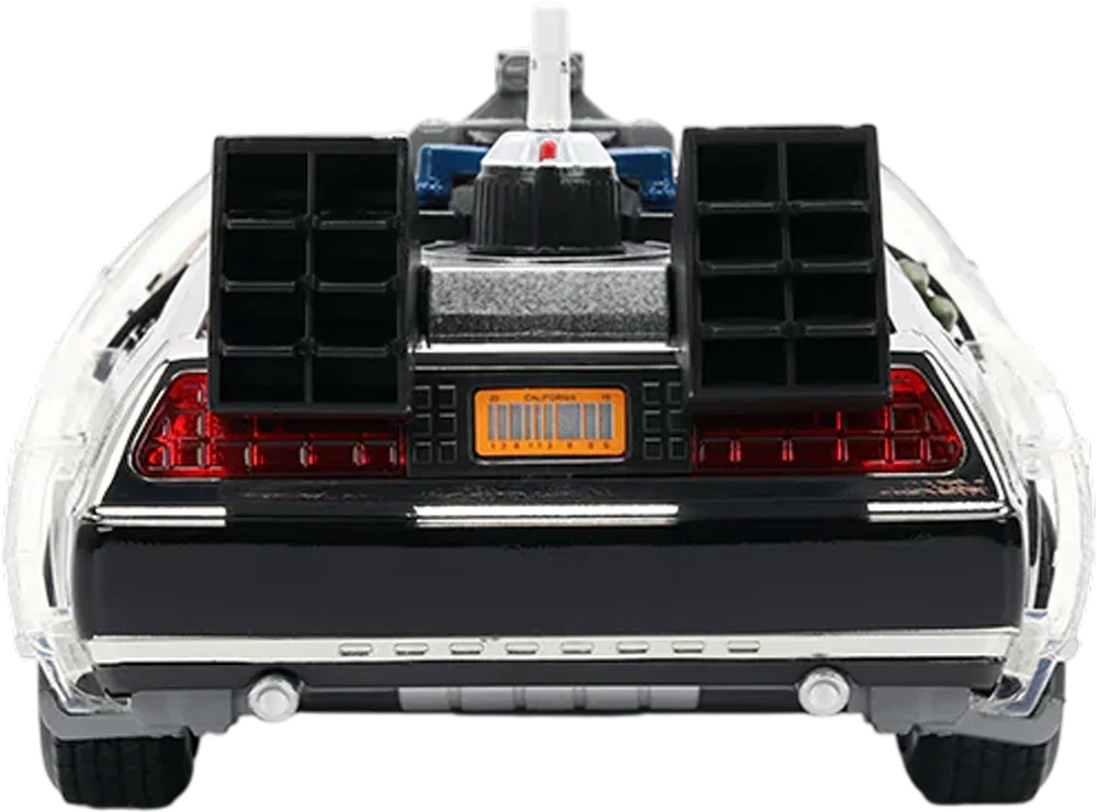 Regreso al futuro - Delorean (Chrome) Vehículo de fundición a escala 1:24