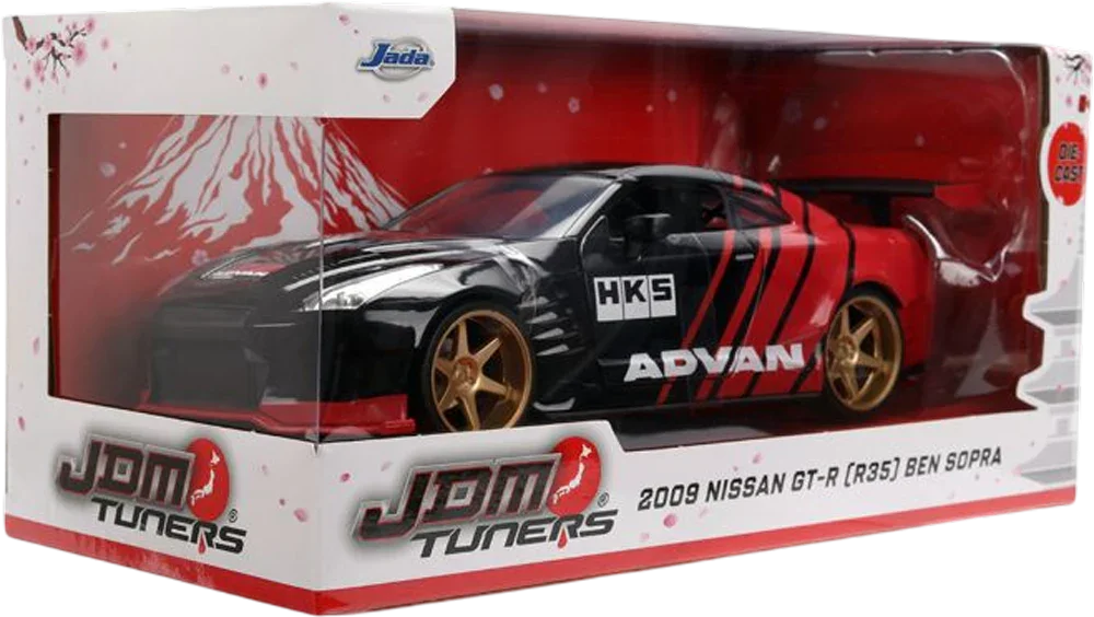 JDM Tuners - 2009 Nissan GT-R (R35) Ben Sopra 1:24 Scale Diecast Vehicle