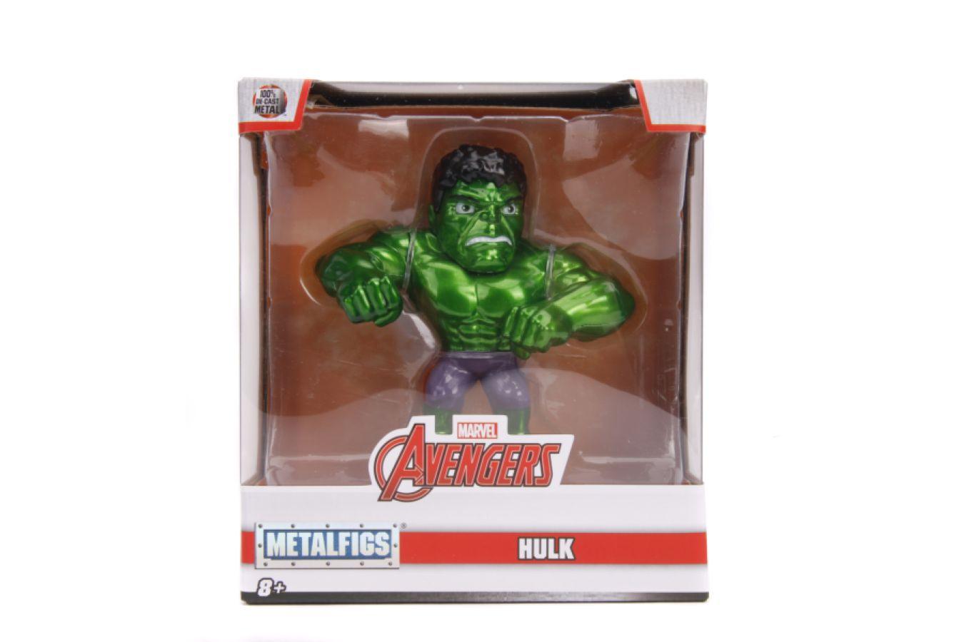 JAD97562 Avengers - Hulk 4" Diecast MetalFig - Jada Toys - Titan Pop Culture
