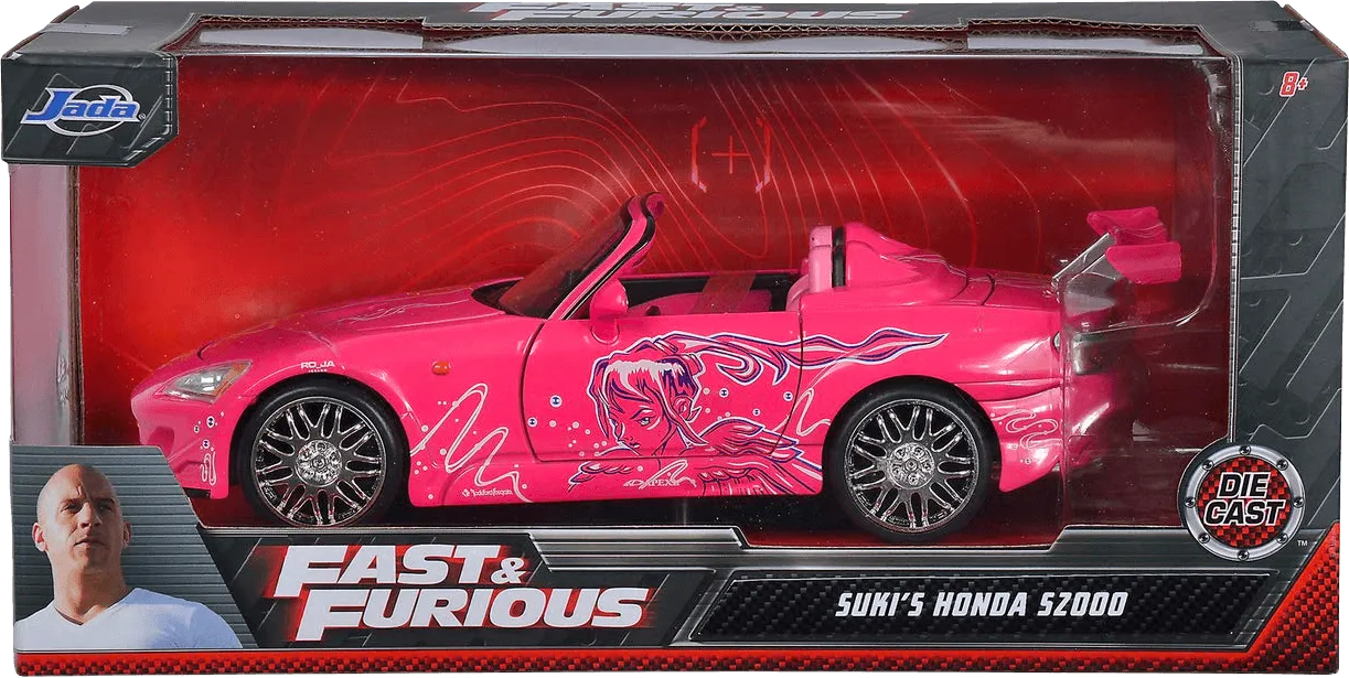 JAD97604 Fast and Furious - Suki's 2001 Honda S2000 1:24 Scale Hollywood Ride - Jada Toys - Titan Pop Culture