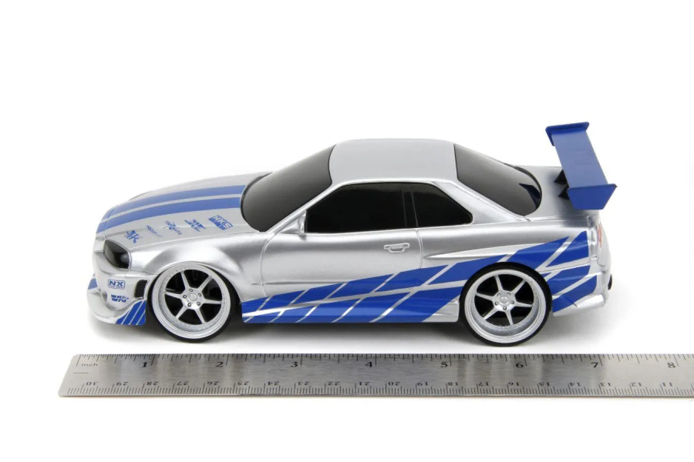 JAD99371 Fast & Furious - 2002 Nissan Skyline GT-R (BNR34) 1:24 Scale Remote Control Car - Jada Toys - Titan Pop Culture