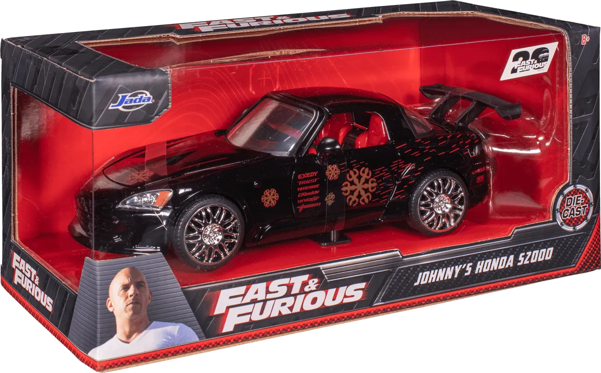 JAD99541 Fast and Furious - Johnny's Honda S2000 1:24 Scale Hollywood Ride - Jada Toys - Titan Pop Culture