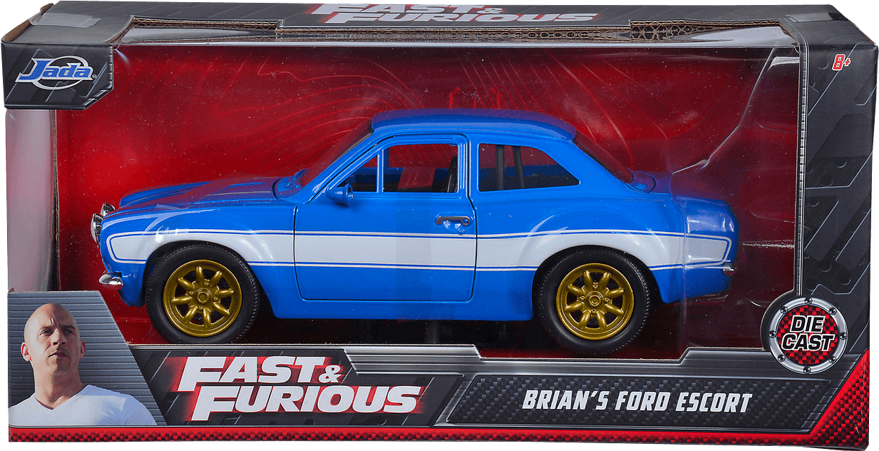 JAD99572 Fast and Furious - Ford Escort RS2000 MK1 1:24 Scale Hollywood Ride - Jada Toys - Titan Pop Culture