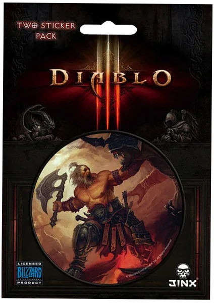 Diablo 3 - Barbarian Class Sticker