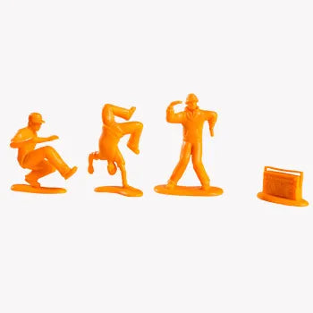 KIDT11UT006 All City Breakers - Mini Vinyl Electric Orange 20-Pack - Kidrobot - Titan Pop Culture