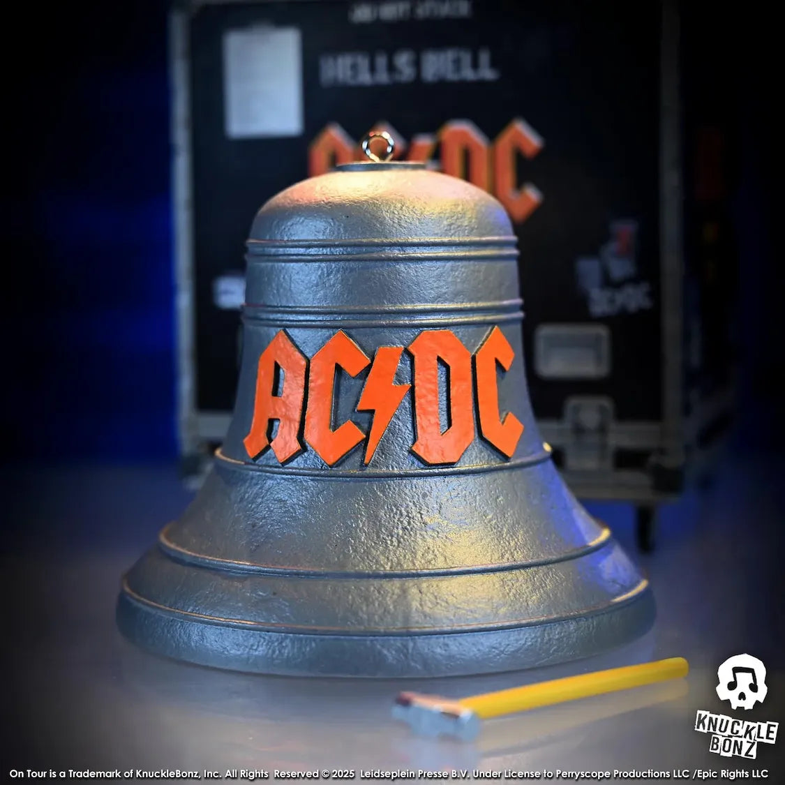 KNUACDCBELL200PWR AC/DC - Pwr Up Tour Hells Bells Statue - KnuckleBonz - Titan Pop Culture