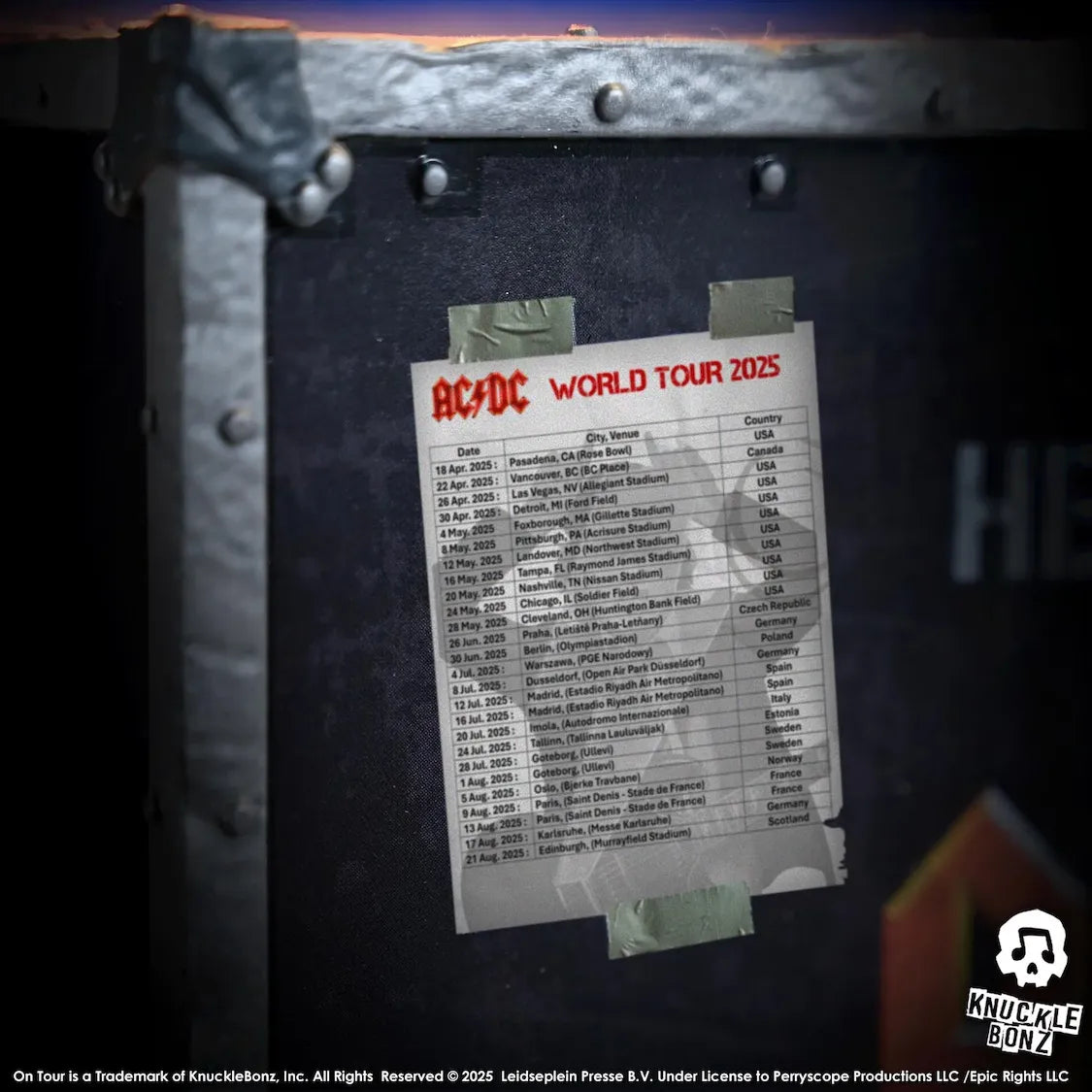 KNUACDCBELL200PWR AC/DC - Pwr Up Tour Hells Bells Statue - KnuckleBonz - Titan Pop Culture