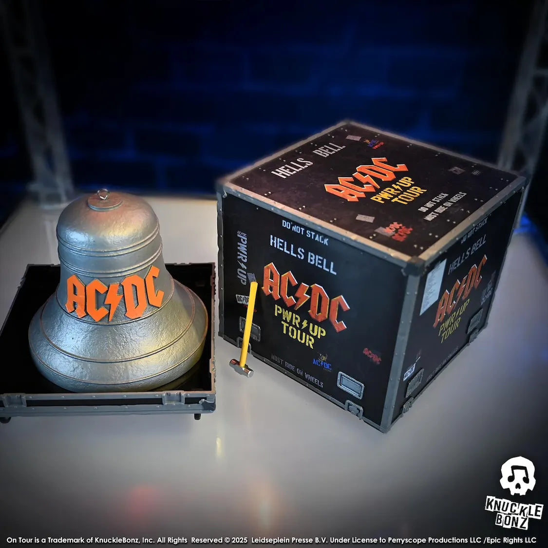 KNUACDCBELL200PWR AC/DC - Pwr Up Tour Hells Bells Statue - KnuckleBonz - Titan Pop Culture