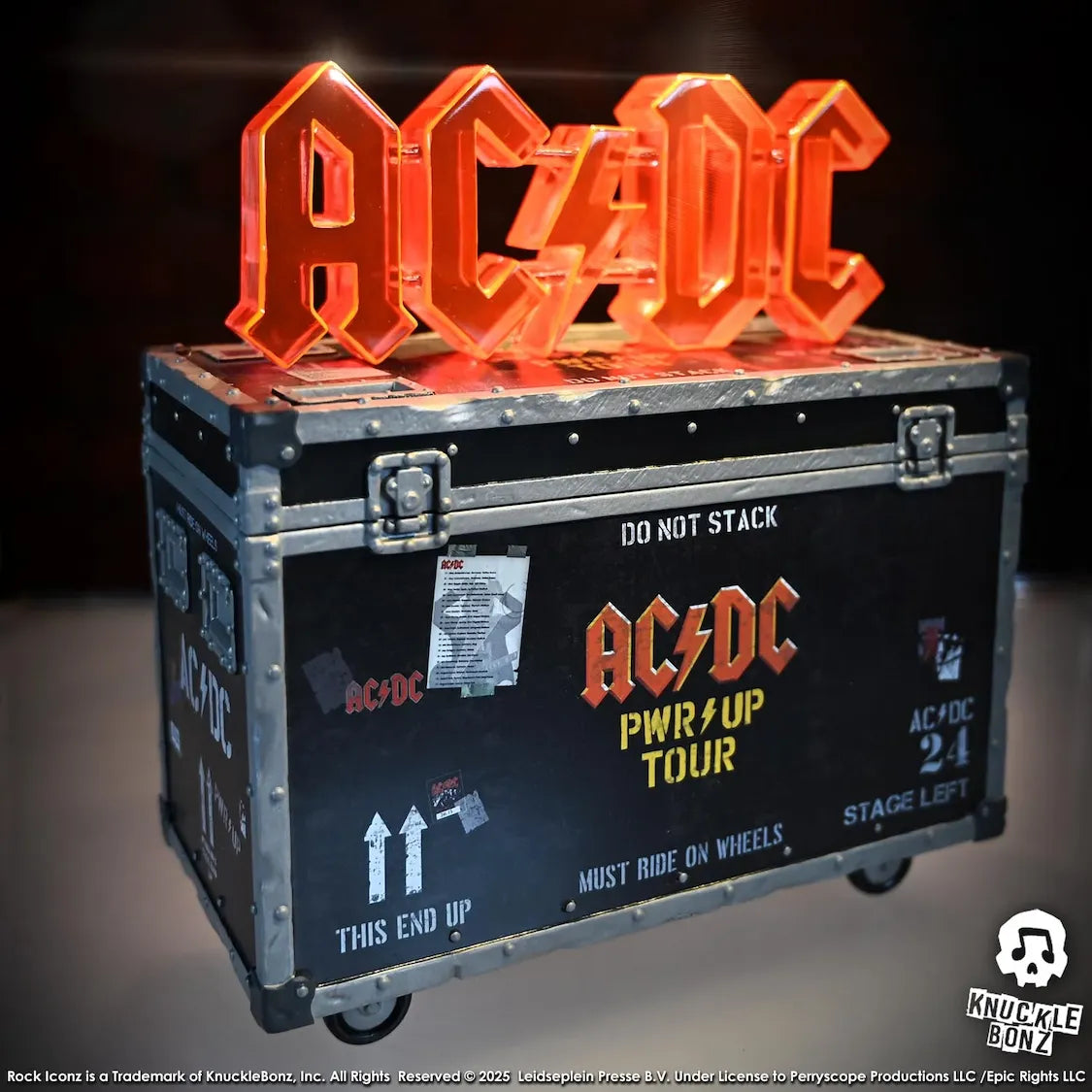 KNUACDCRC200PWR AC/DC - Pwr Up Tour Road Case Statue - KnuckleBonz - Titan Pop Culture
