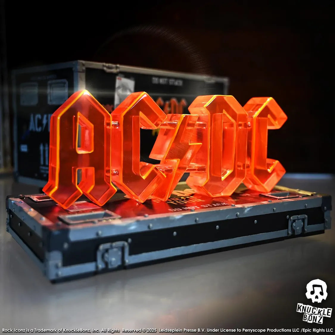KNUACDCRC200PWR AC/DC - Pwr Up Tour Road Case Statue - KnuckleBonz - Titan Pop Culture