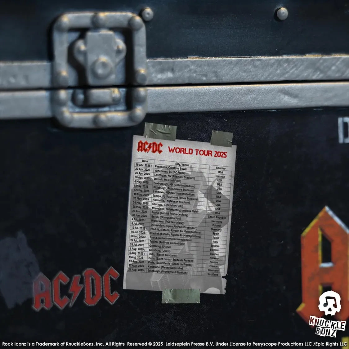 KNUACDCRC200PWR AC/DC - Pwr Up Tour Road Case Statue - KnuckleBonz - Titan Pop Culture