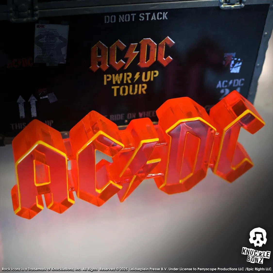 KNUACDCRC200PWR AC/DC - Pwr Up Tour Road Case Statue - KnuckleBonz - Titan Pop Culture