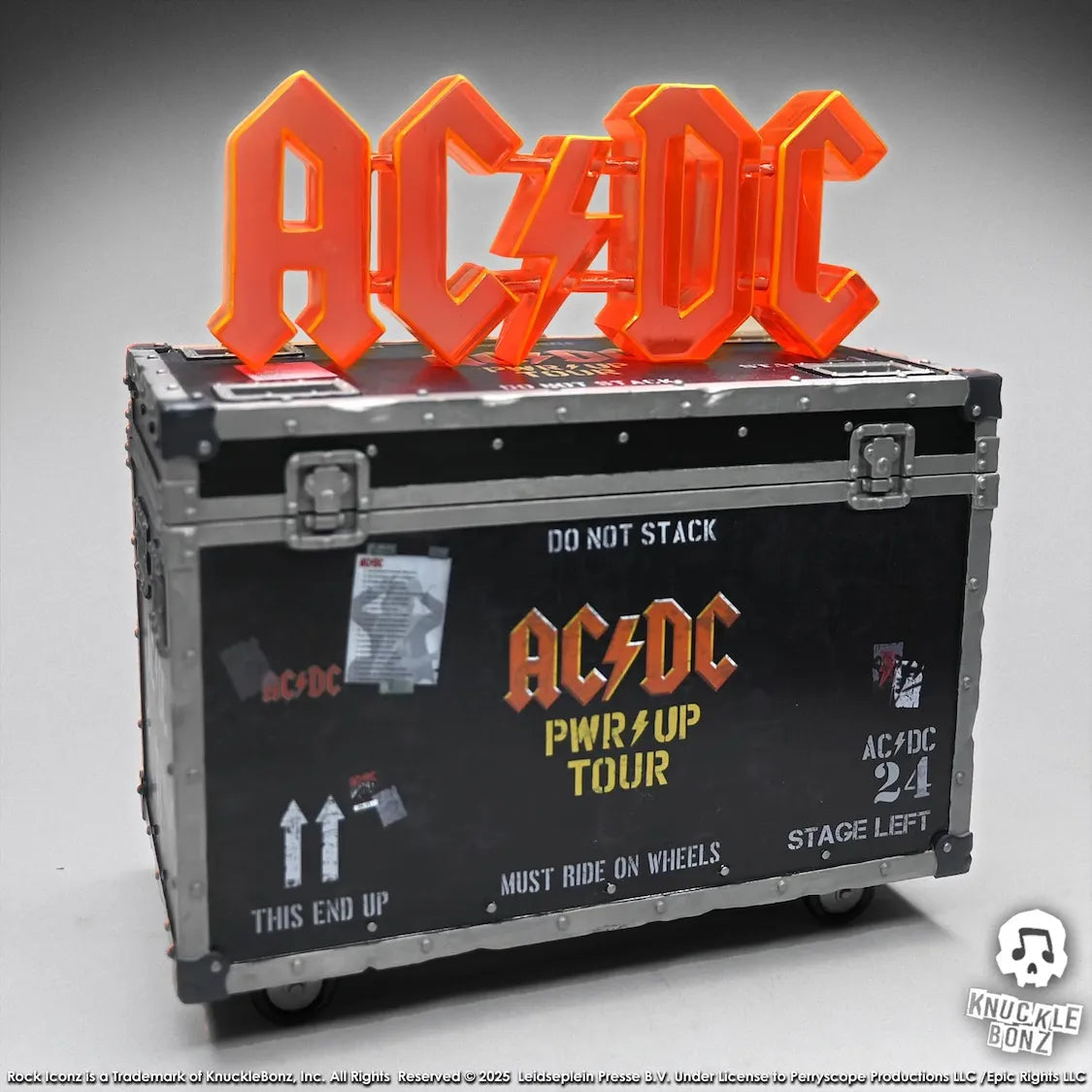 KNUACDCRC200PWR AC/DC - Pwr Up Tour Road Case Statue - KnuckleBonz - Titan Pop Culture