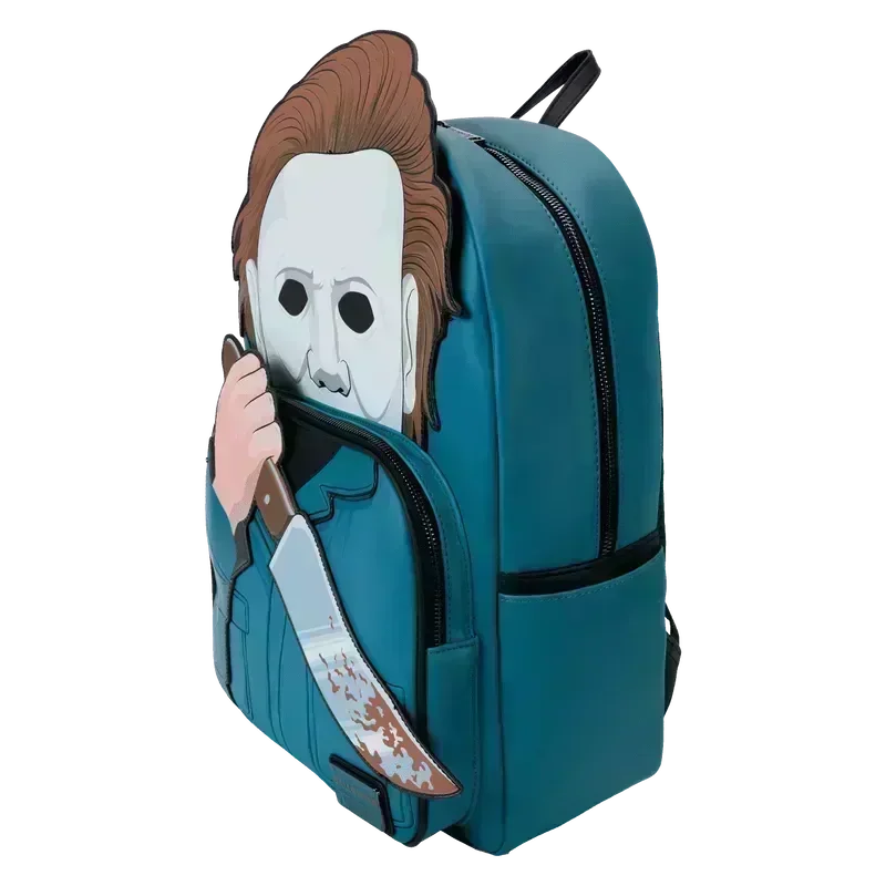 LOUCOMBK0006 Halloween - Michael Meyers Full-Size Cosplay Backpack - Loungefly - Titan Pop Culture