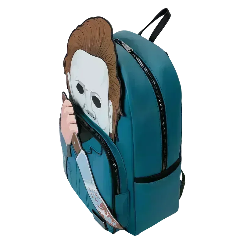 LOUCOMBK0006 Halloween - Michael Meyers Full-Size Cosplay Backpack - Loungefly - Titan Pop Culture