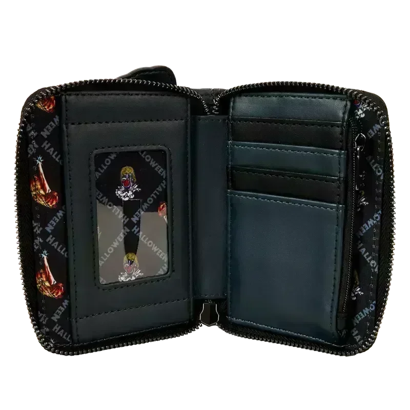 LOUCOMWA0005 Halloween - Michael Myers Glow Zip Around Wallet - Loungefly - Titan Pop Culture