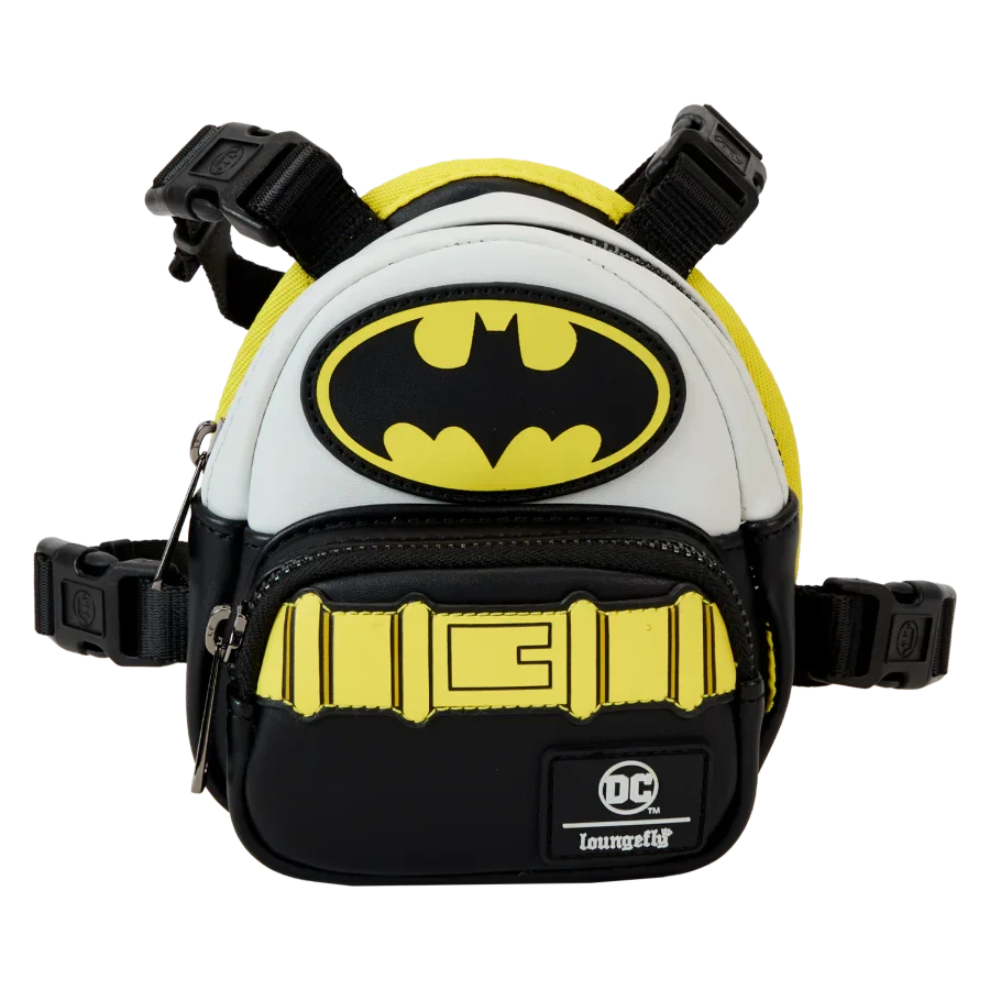 LOUDCCPDH0001S DC Comics - Batman: 85th Anniversary Mini Backpack Harness (Small) - Loungefly - Titan Pop Culture