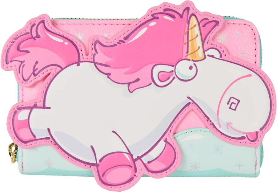 Minions - Fluffy Unicorn Zip Around Wallet