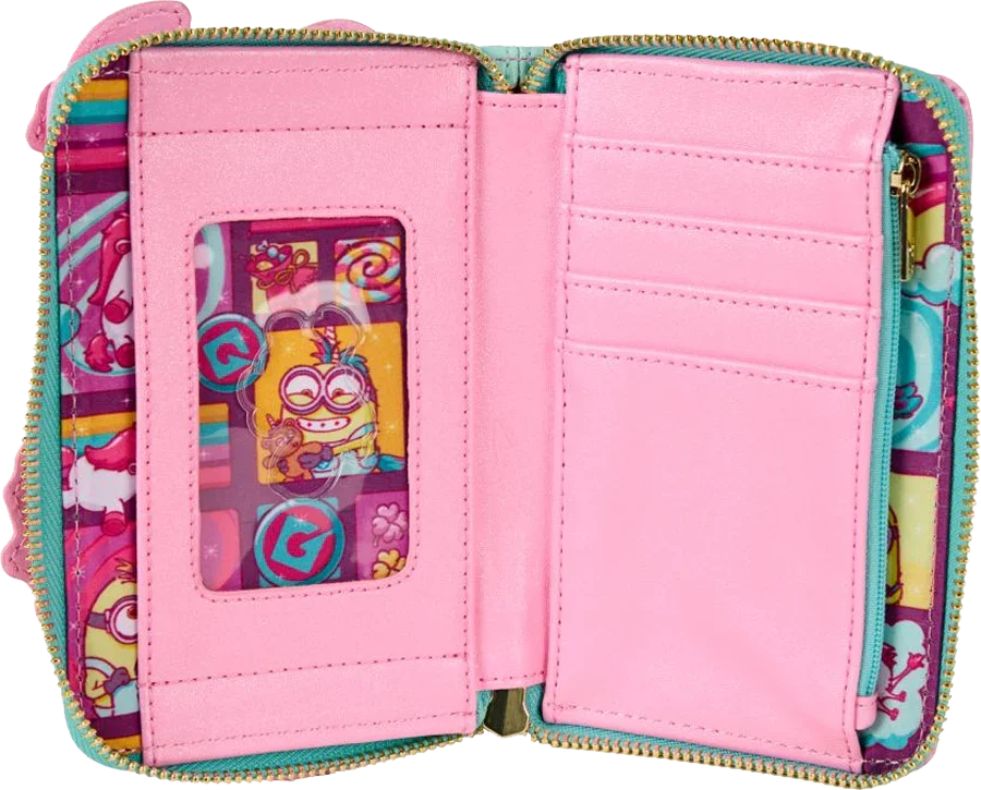 Minions - Fluffy Unicorn Zip Around Wallet