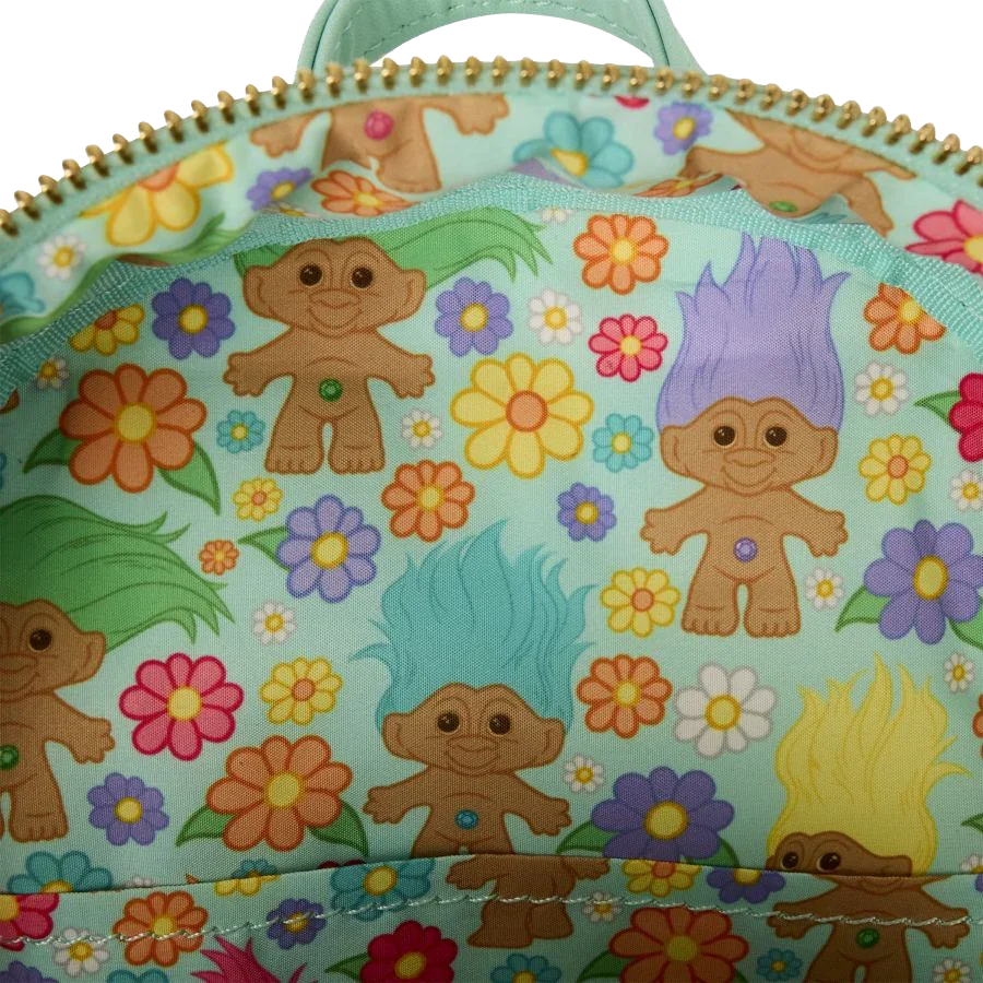 Mochila mini de piel sintética de Trolls: ¡Buena suerte, Trolls!