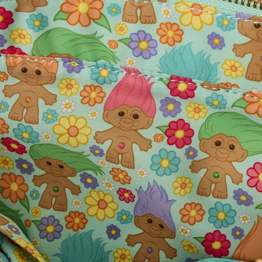 Good Luck Trolls - Trolls with Faux Fur Tote Bag & Detachable Coin Bag