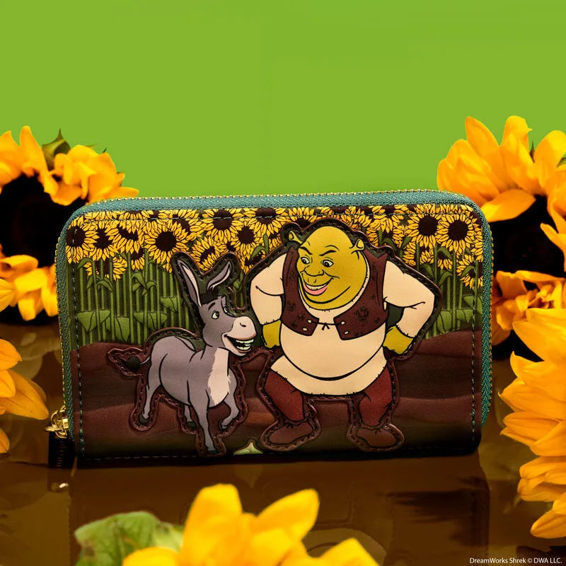 LOUDWWA0009 Shrek - Spring Vibes Zip Around Wallet - Loungefly - Titan Pop Culture
