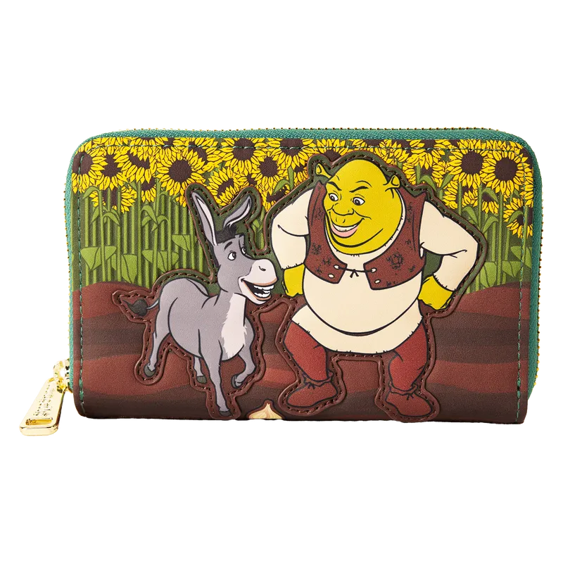 LOUDWWA0009 Shrek - Spring Vibes Zip Around Wallet - Loungefly - Titan Pop Culture