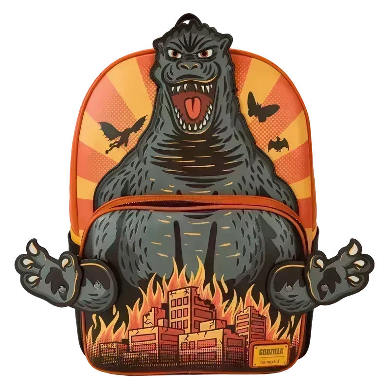 LOUGDZBK0002 Godzilla - Godzilla Full-Size Cosplay Backpack - Loungefly - Titan Pop Culture