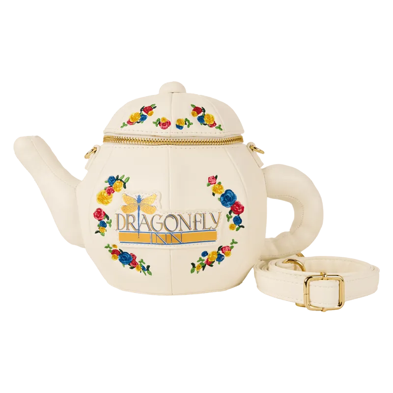 LOUGLGTB0005 Gilmore Girls - Dragonfly Inn Figural Teapot Crossbody Bag - Loungefly - Titan Pop Culture