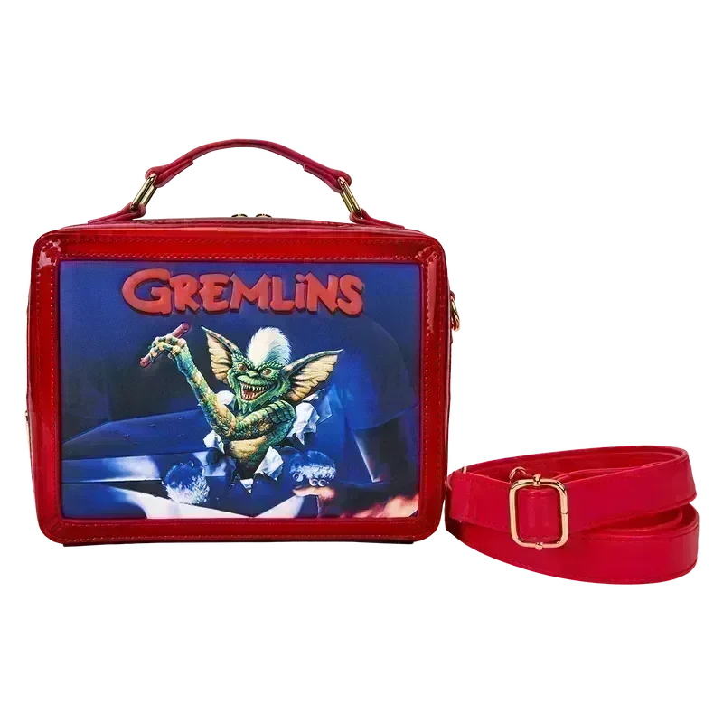LOUGRETB0001 Gremlins - 40th Anniversary Vintage Lunchbox Crossbody Bag - Loungefly - Titan Pop Culture