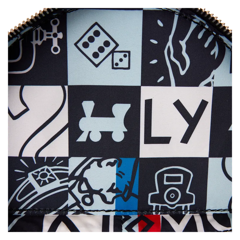 LOUHASTB0001 Monopoly 90th - Top Hat Glitter Figural Crossbody Bag - Loungefly - Titan Pop Culture