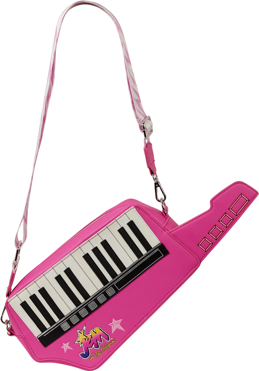Bolso bandolera con forma de keytar de Jem & The Holograms