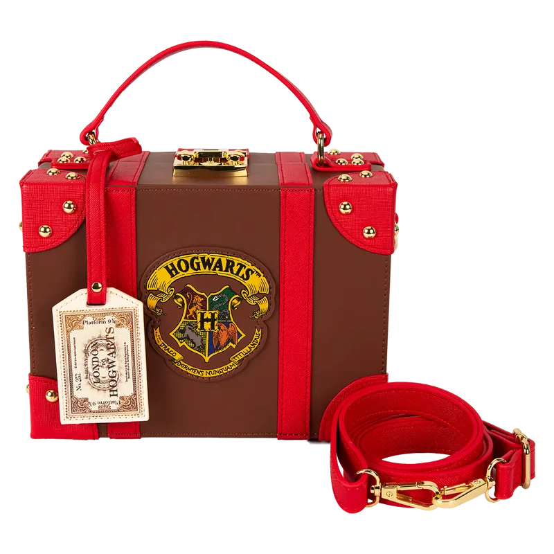 LOUHPTB0209 Harry Potter - Hogwarts Express Luggage Trunk Crossbody Bag - Loungefly - Titan Pop Culture