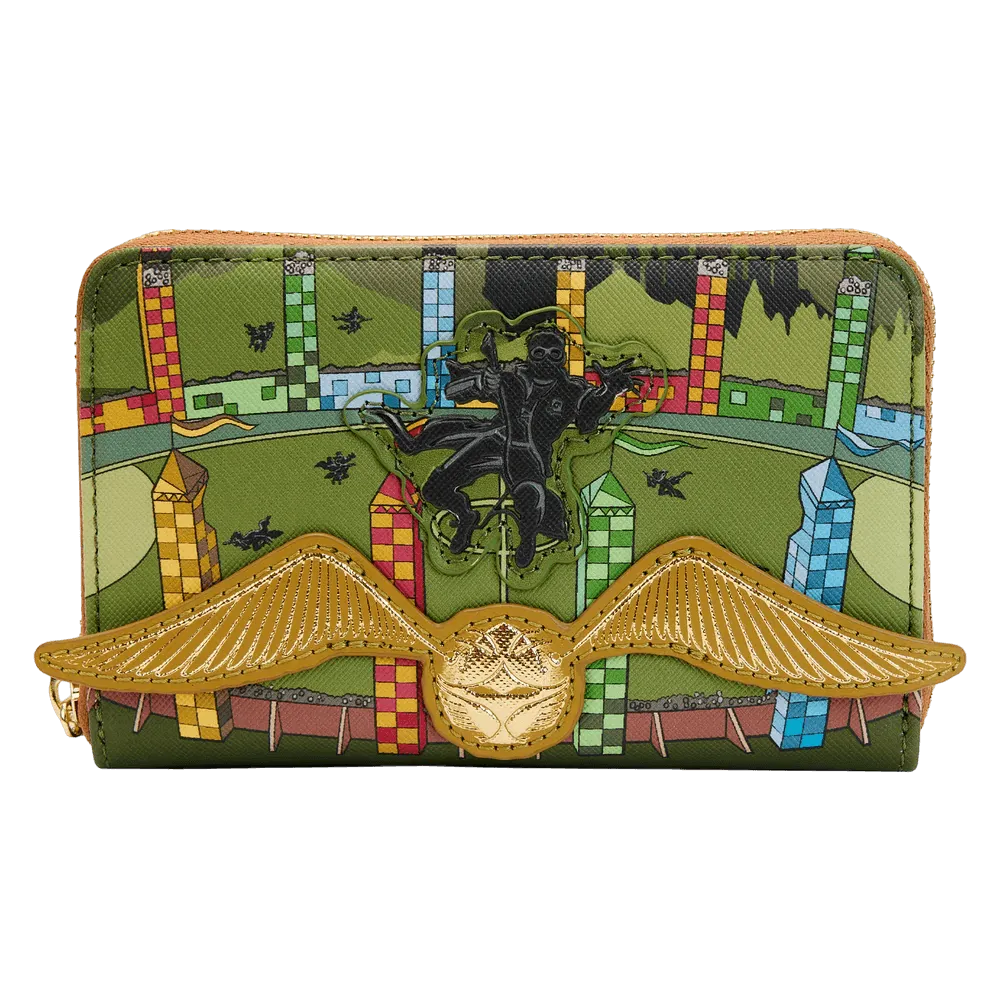 LOUHPWA0147 Harry Potter - Golden Snitch Zip Around Purse - Loungefly - Titan Pop Culture