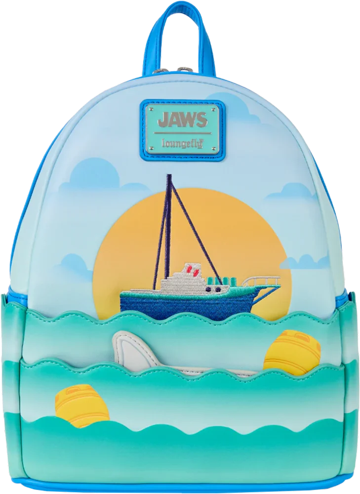 LOUJSBK0004 Jaws - 50th Anniversary Mini Backpack - Loungefly - Titan Pop Culture