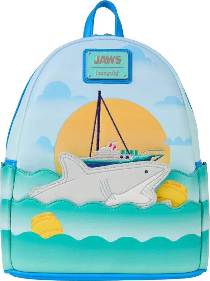 LOUJSBK0004 Jaws - 50th Anniversary Mini Backpack - Loungefly - Titan Pop Culture