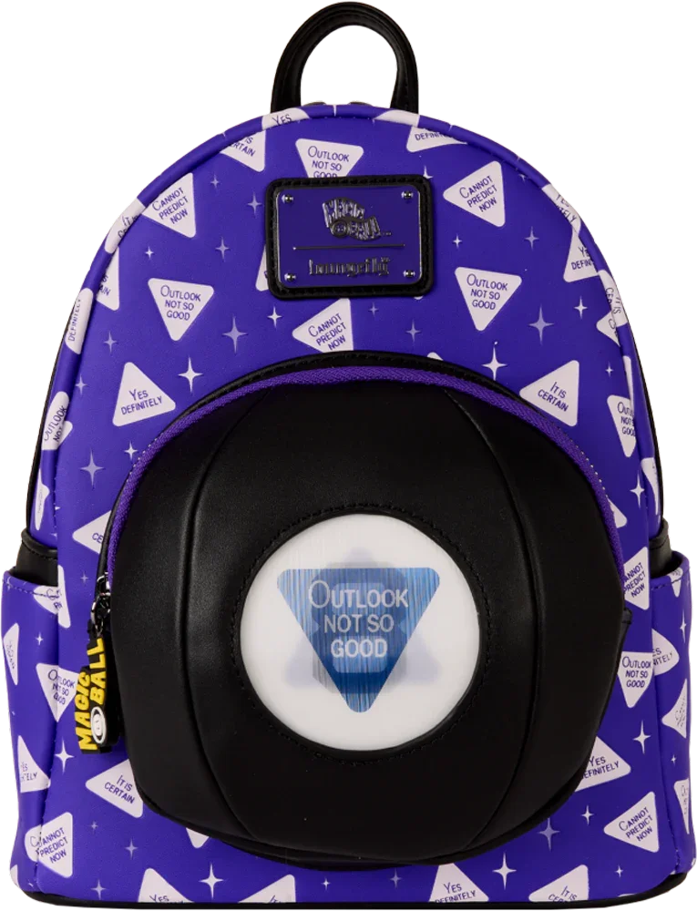 LOUMTBK0018 Mattel - Magic 8-Ball Mini Backpack - Loungefly - Titan Pop Culture