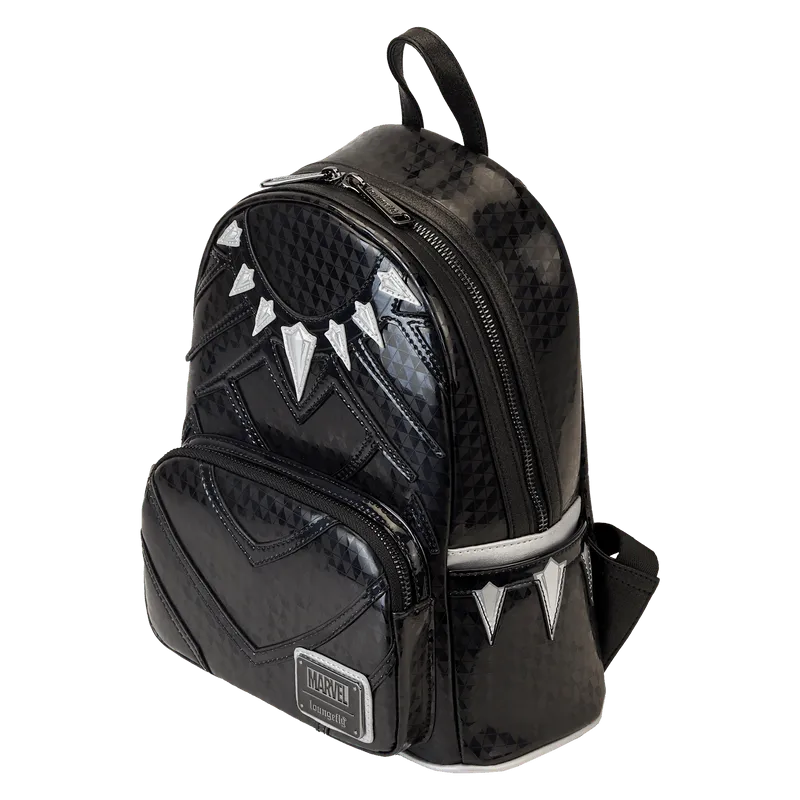 LOUMVBK0297 Marvel - Black Panther Cosplay Metallic Mini Backpack - Loungefly - Titan Pop Culture